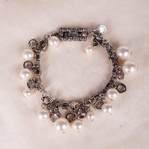 TOM BINNS SILVER & WHITE BRACELET | WOMENS